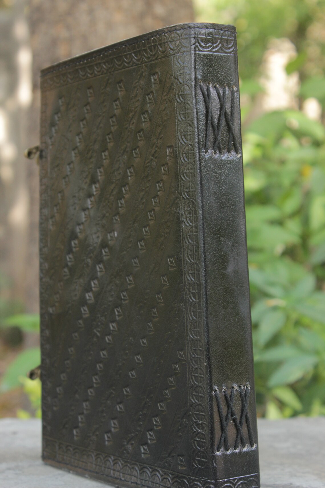 Leather Journal Book Seven Chakra Medieval Stone Embossed Handmade Book Of Shadows Notebook Office Diary College Book Poetry Book Sketch Book 10 X 13 Inches